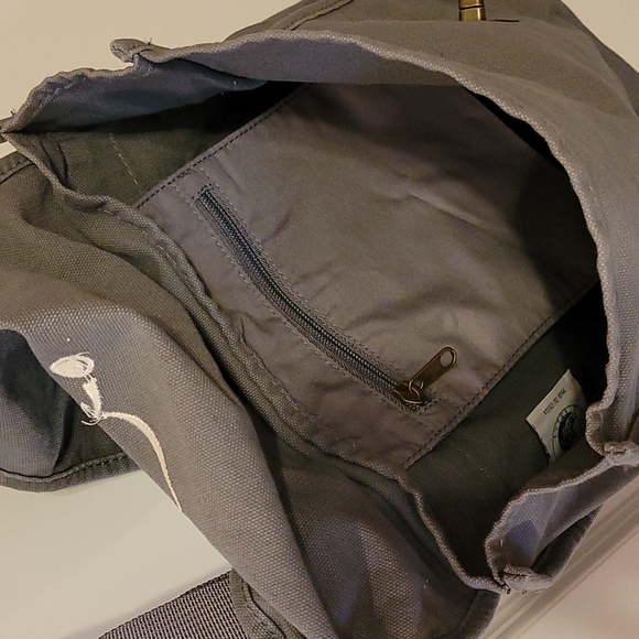 New PetSmart Authentic Pigment Gray Logo Pet Shoulder Bag w/ Snaps - Picture 8 of 9